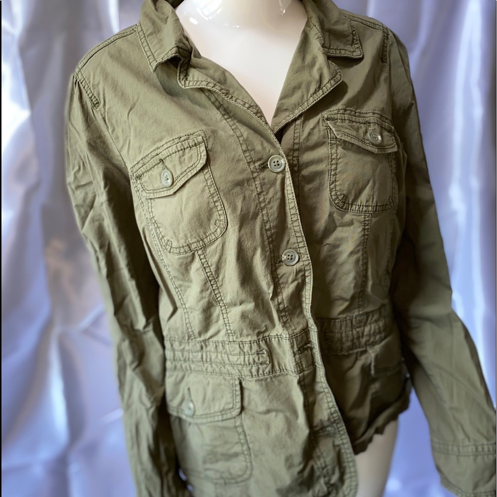 army green jacket